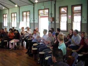 Advance Fund Management Corporate Team Building Bonding Interactive Drumming Event Sydney